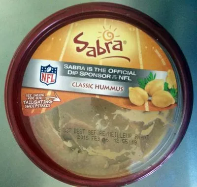 Classic hummus Sabra , code 0040822011143