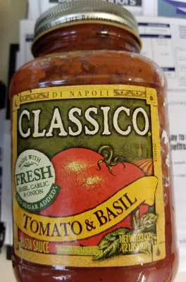 Tomato & basil pasta sauce Classico,   New World Pasta Company , code 0041129088005