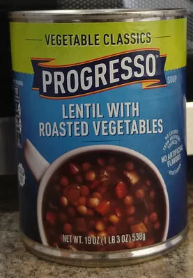 Progresso Vegetable Classics Lentil with Roasted Vegetables Soup Progresso 538 g, code 0041196911817