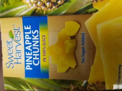 Pineapple chunks in 100% juice Sweet Harvest , code 0041498112202