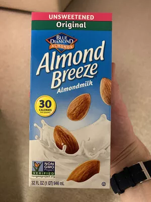 Unsweetened original almondmilk Almond Breeze, Blue Diamond Almonds, Blue Diamond Growers Corporation 1, code 0041570054130