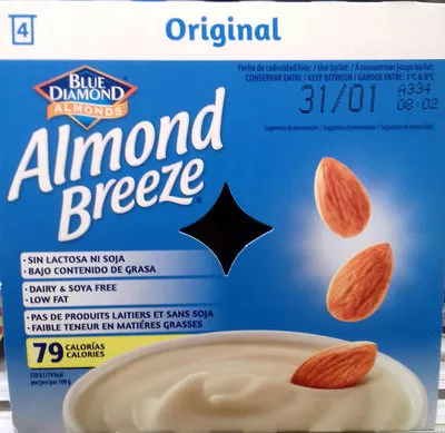 Almond Breeze Original Blue Diamond Almonds, Almond Breeze 460 g (4 x 115 g), code 0041570122396