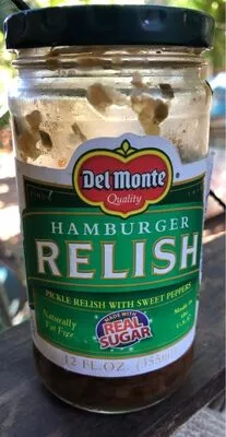 Hamburger Relish delmonte 355 ml, code 0041660105209