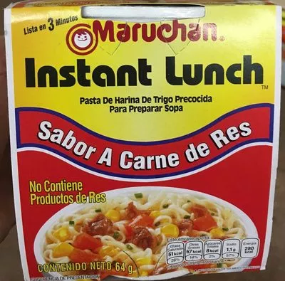 Instant Lunch sabor Carne de Res Maruchan 64 g, code 0041789001925