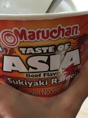 Taste of asia sukiyaki ramen Maruchan , code 0041789003530