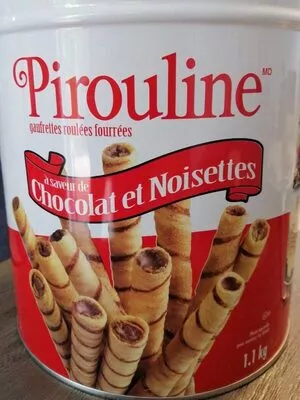 Pirouline chocolate hazelnut filled rolled wafers Pirouline 1.1kg, code 0042456458806