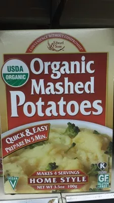 Organic Mashed Potatoes  Edward and Sons,  Edward & Sons 4, code 0043182000703