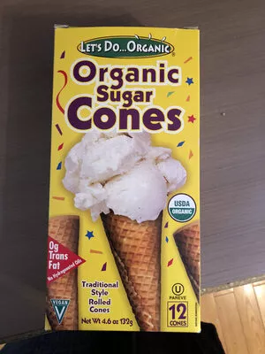 Organic Sugar Cones Let's Do...Organic , code 0043182003575