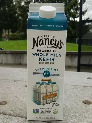 Whole Milk Kefir (Organic) Nancy's 32 fl oz, code 0043192210017