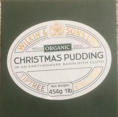 Christmas Pudding Bio Wilkin & Sons, Wilkin & Sons Ltd. 454 g e, code 0043647632029