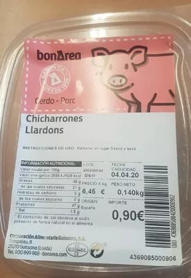 Chicharrones Bonarea 21 g, code 00436908508420000902