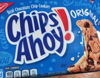 Nabisco chips ahoy! cookies original 12x13 oz Nabisco 368 g, code 0044000032197