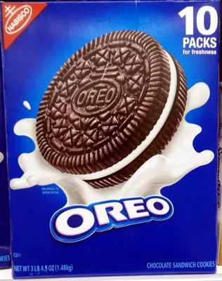 Nabisco oreo cookies 1x52.5 oz Nabisco, Oreo 3 lb 4.5 oz (1.48 kg), code 0044000072742