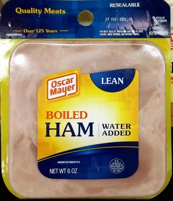 Lean Boiled Ham Oscar Mayer, Kraft 6 oz, code 0044100079054