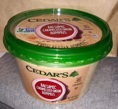 Cedar's, hommus, balsamic caramelized onion Cedar's,   Cedar's Mediterranean Foods  Inc. , code 0044115016440