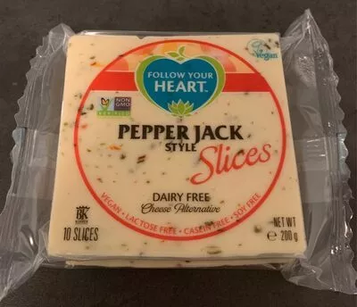 Pepper Jack Style - Slices FOLLOW YOUR HEART 200g, code 0049568271170