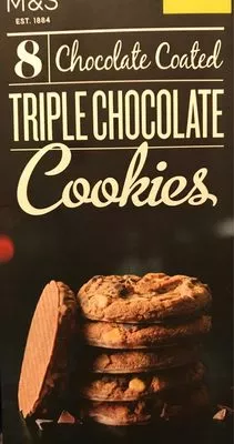 Triple chocolate cookies Marks & Spencer , code 00538565