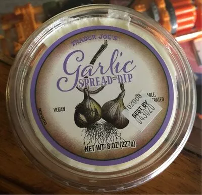 Garlic Spread Dip Trader Joes 8 oz, code 00541732