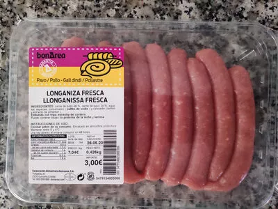 Longaniza fresca BonArea 0,426 kg, code 00547913400220003006