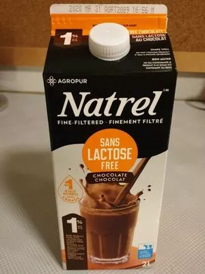 Lactose-Free 1% Chocolate Milk Natrel , code 0055872105018