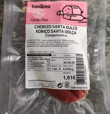 Chorizo sarta dulce Bonarea , code 00558816100120001617