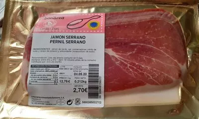 Jamón serrano Bonarea , code 00569006500120002701