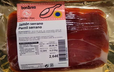 Jamón serrano BonÀrea 213 g, code 00569008500119002642