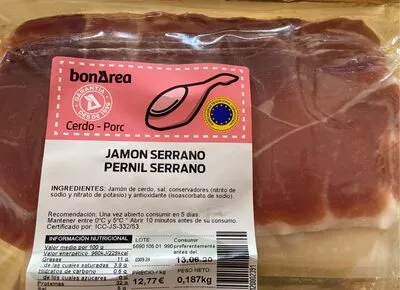 Jamon serrano Bonarea , code 00569010500120002391