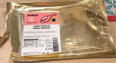 Jamon serrano bonarea , code 00569027600220002717