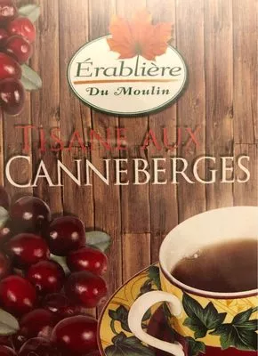 Tisane aux canneberges erabliere du moulin , code 0058089005041