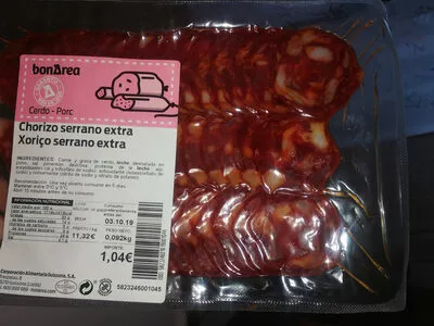 Chorizo serrano extra Bonarea 100 g, code 00582324601619001044