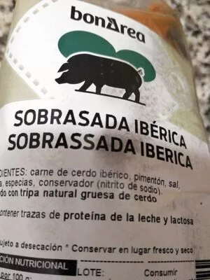 Sobrasada ibérica Bonarea , code 00583614300220002781