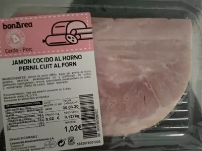 Jamon cocido al horno Bonarea , code 00584207600120001022