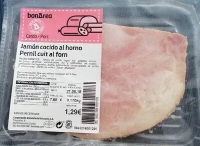 Jamón cocido al horno Bonarea , code 00584221906119001296