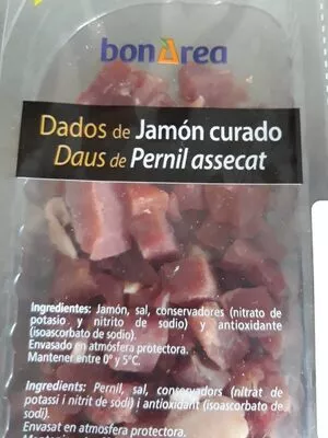 Dados de jamón curado Bonarea , code 00584406509520002280