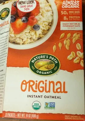 Organic hot oatmeal Nature's Path 400 g, code 0058449450016