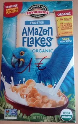 Frosted organic cereal Nature's Path , code 0058449860013