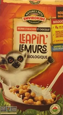 Céréales Leapin' Lemurs Nature's Path , code 0058449860068