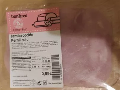 Jamón cocido Bonarea , code 00584500308720000998