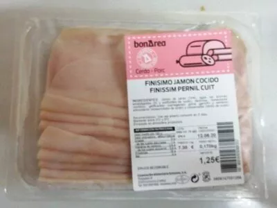 Finísimo jamón cocido Bonarea , code 00585614707820001253