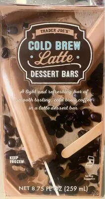 Cold brew latte dessert bar  , code 00586061