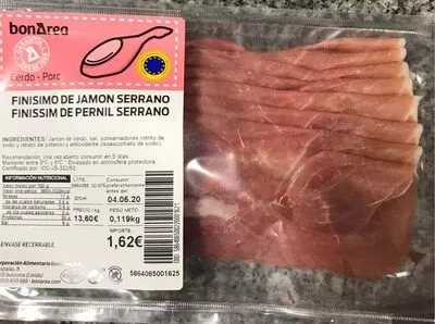 Finisimo de jamon serrano Bonarea , code 00586406500220001621