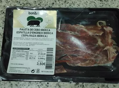 Paleta de cebo ibérica Bonarea , code 00587002800120003509