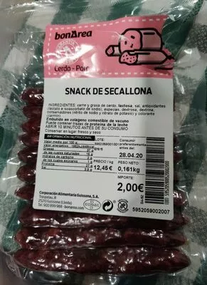 Snack de secallona Bonarea , code 00595205900520002000