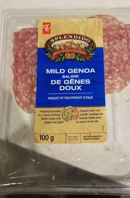 Mild Genoa salami Splendido 100 g, code 0060383196868