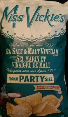 Sel marin et vinaigre de malt Miss Vickie's 300 g, code 0060410030103