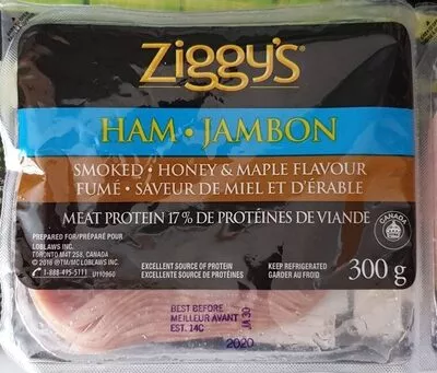 Ham - Smoked Homey & Maple Flavour Ziggy's , code 0061483040211