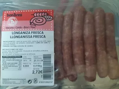 Longaniza Fresca Bonarea , code 00618331200519002722