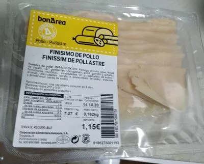 Finísimo de pollo bonarea , code 00618527302120001158