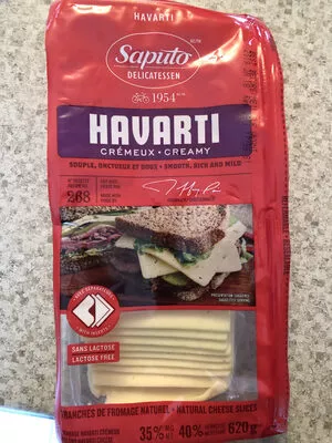 Fromage Havarti Cremeux Saputo 620g, code 0063549100341